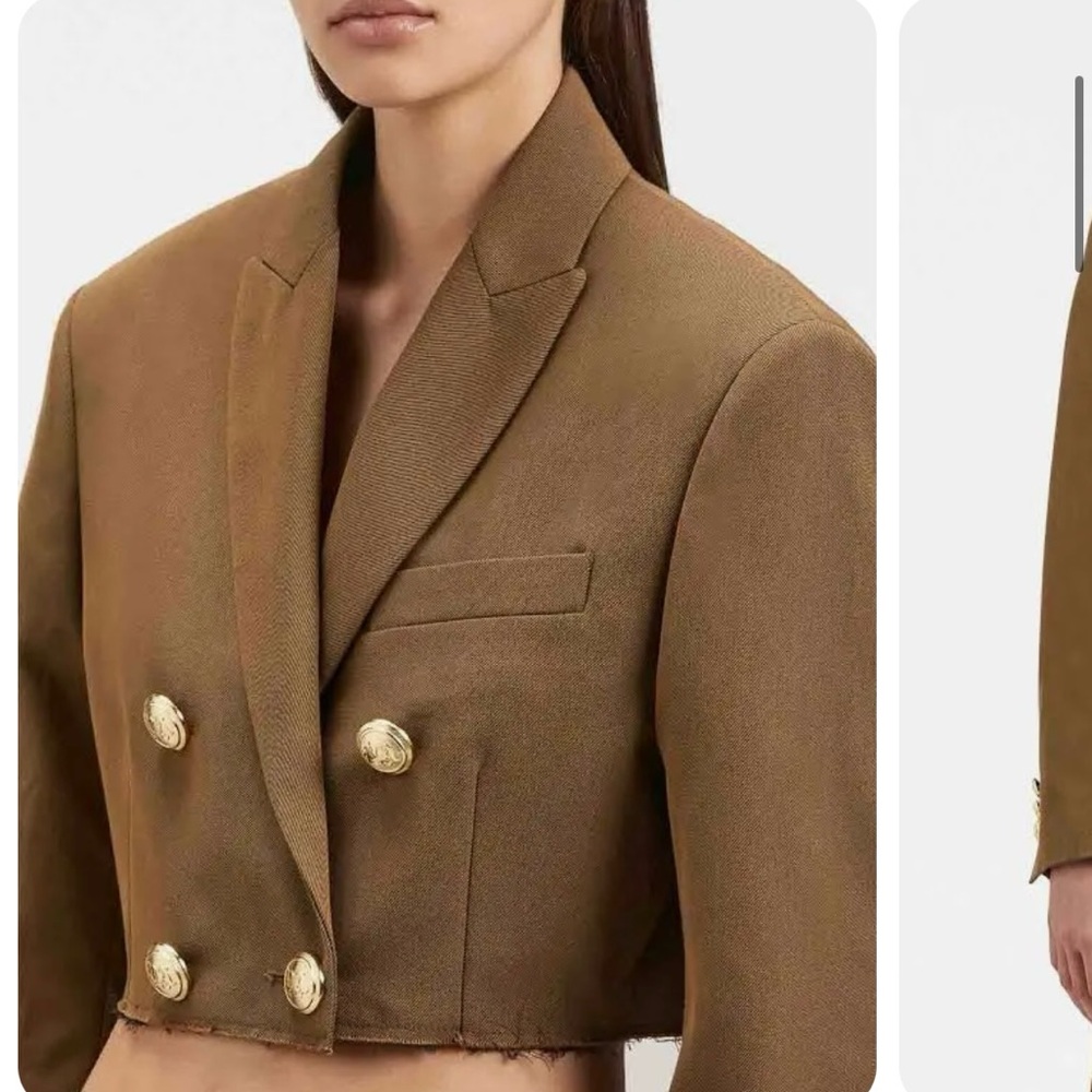 Palm Angels cross body brown jacket new with tag size 8